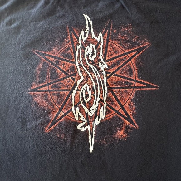 Slipknot T-Shirt Adult Large Black Double Print Concert  Tour - Picture 3 of 4